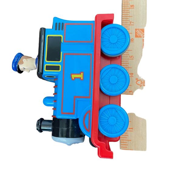 Thomas Train Engine Friction Push N Go Toy & Conductor 2007 Hit Toy Toddler Work - Picture 10 of 11